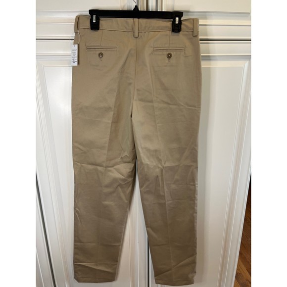 Lands'‎ End Boys Khaki Pants Size 20 Adjustable Waist NWT School Uniform - Picture 4 of 5